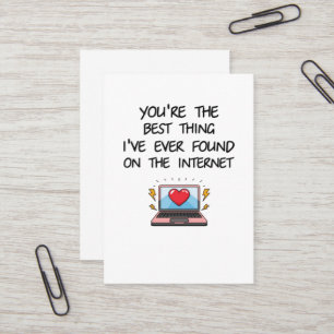 Tarjeta De Visita Eres Lo Mejor Que He Encontrado En Internet