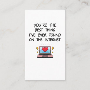 Tarjeta De Visita Eres Lo Mejor Que He Encontrado En Internet