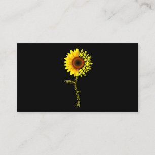 Tarjeta De Visita Eres Mi Softbol Sunshine Sunflower