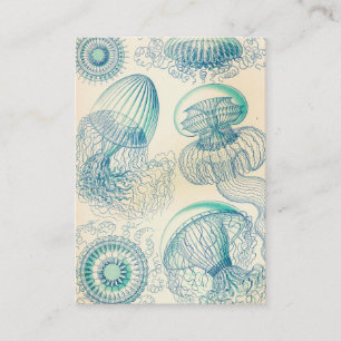 Tarjeta De Visita Ernst Haeckel el Leptomedusa el Thecate
