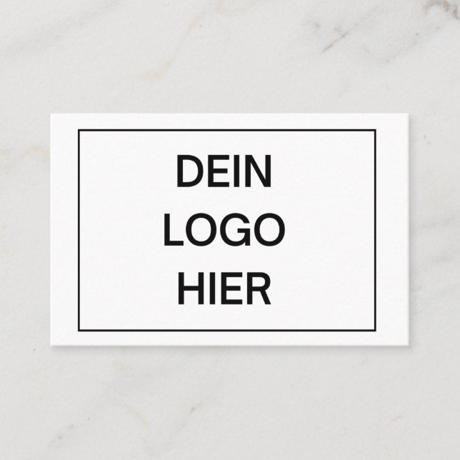 Tarjeta De Visita Erstelle deine eigene Visitenkarte Online (Anverso)