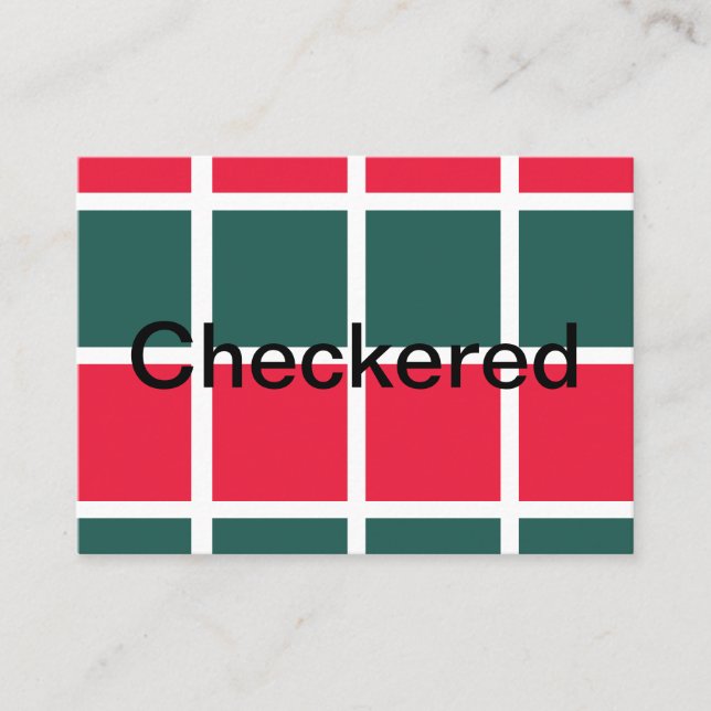 Tarjeta De Visita Erupción verde rojo controlado (Anverso)