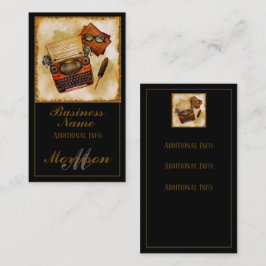 Tarjeta De Visita Es La Vintage Escrita 2