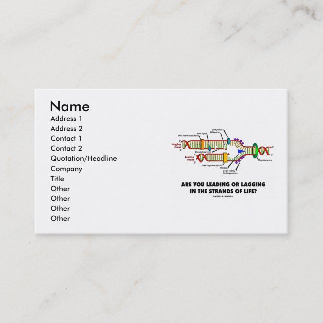 Tarjeta De Visita ¿Es usted principal o el revestimiento en los (Anverso)