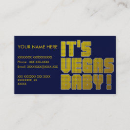 Tarjeta De Visita ¡Es Vegas Baby!