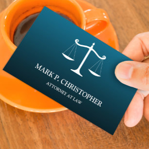 Tarjeta de visita Escala de leyes