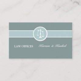 Tarjeta De Visita Escala legal del abogado criminal de la corte de