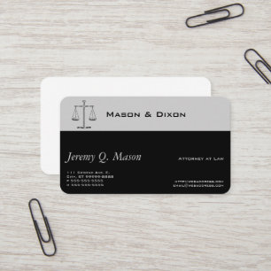 Tarjeta De Visita Escalas de justicia