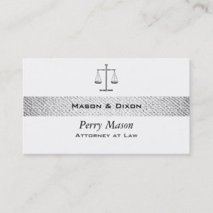 Tarjeta De Visita Escalas de justicia con códigos QR