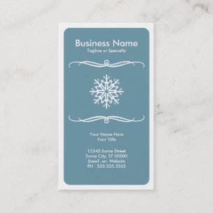 Tarjeta De Visita escama de la nieve de la MOD