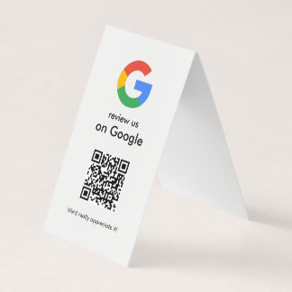 Tarjeta De Visita Escaneo moderno para revisar el código QR de la se