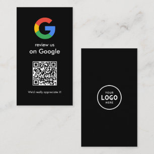 Tarjeta De Visita Escaneo moderno para revisar el código QR de la se