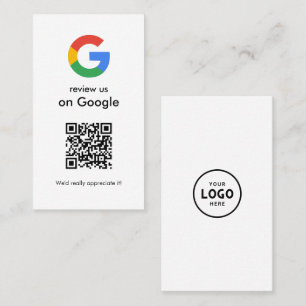 Tarjeta De Visita Escaneo moderno para revisar el código QR de la se