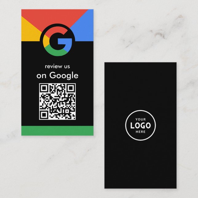 Tarjeta De Visita Escaneo profesional de moda para revisar el código (Anverso / Reverso)