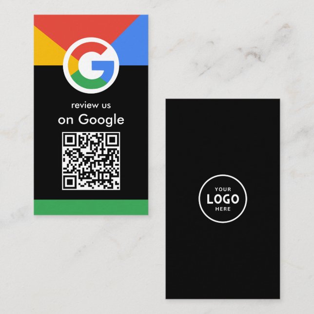 Tarjeta De Visita Escaneo profesional de moda para revisar el código (Anverso / Reverso)