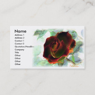 Tarjeta De Visita Escena de la belleza