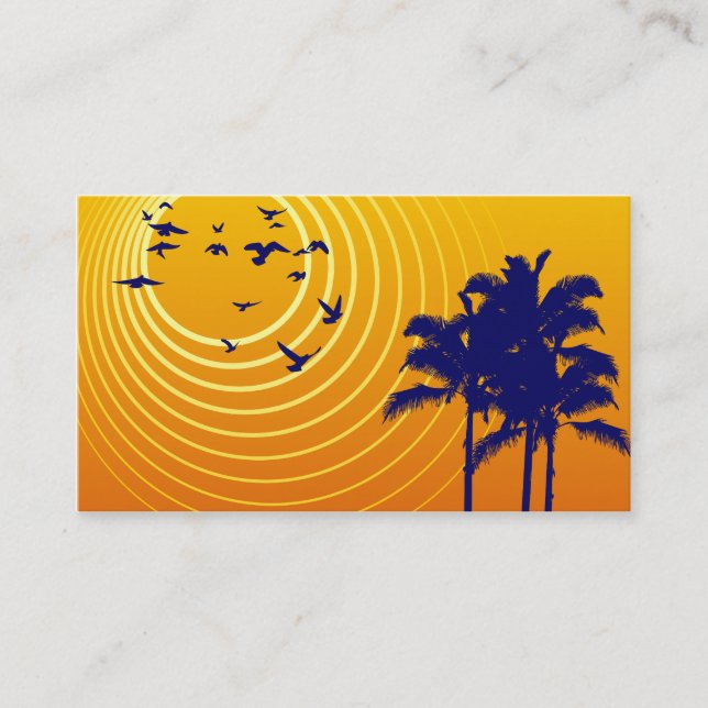 Tarjeta De Visita escena del verano (Anverso)