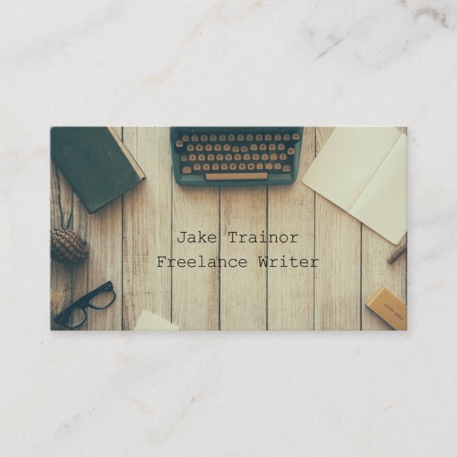 Tarjeta De Visita Escribir escritorio II (Anverso)