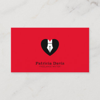 Tarjeta De Visita Escritor apasionado y escritor novelista independi