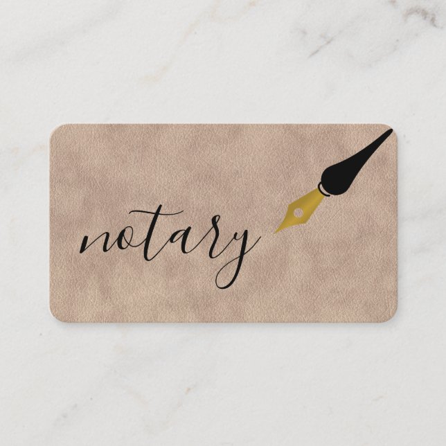 Tarjeta De Visita Escritor de caligrafía independiente con el logoti (Anverso)