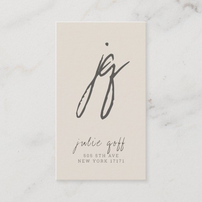 Tarjeta De Visita Escritor independiente, autor, profesional moderno (Anverso)