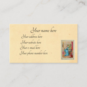 Tarjeta De Visita Escritora victoriana