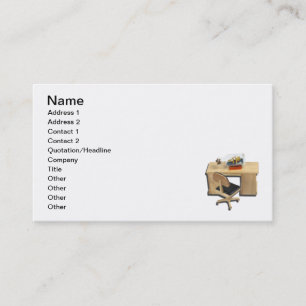Tarjeta De Visita Escritorio de la botella de la nave