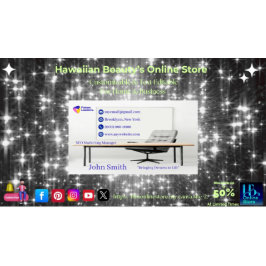 Tarjeta De Visita Escritorio moderno de oficina Líderes del futuro S