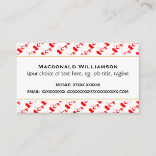 Tarjeta De Visita Escritura cristiana de CANADÁ John 3:16