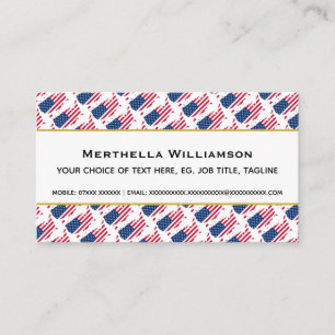 Tarjeta De Visita Escritura Cristiana Estadounidense John 3:16