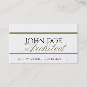 Tarjeta De Visita Escritura de la arquitectura del arquitecto -