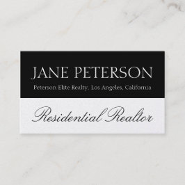 Tarjeta De Visita Escritura de las ventas del agente del agente