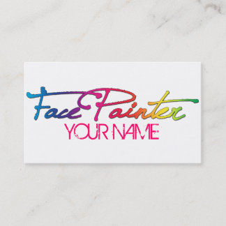 Tarjeta De Visita Escritura del arco iris