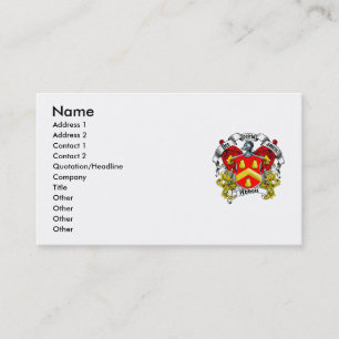 Tarjeta De Visita Escudo de la familia de Abbott