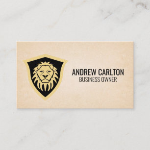 Tarjeta De Visita Escudo de leones