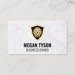 Tarjeta De Visita Escudo de leones