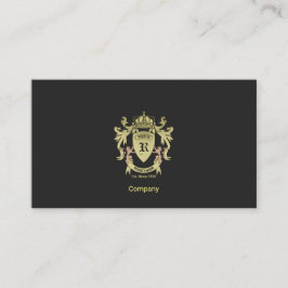 Tarjeta De Visita Escudo De Oro De Armas