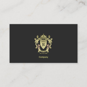 Tarjeta De Visita Escudo De Oro De Armas
