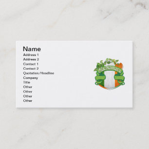 Tarjeta De Visita Escudo del irlandés de MacNamara