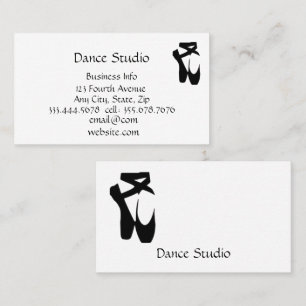 Tarjeta De Visita Escuela Dance Studio