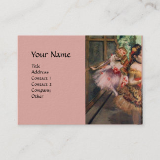 TARJETA DE VISITA ESCUELA DE BAILE, BAILE DE BALLETA BALLERINA EN RO