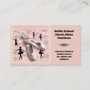 Tarjeta De Visita Escuela de ballet
