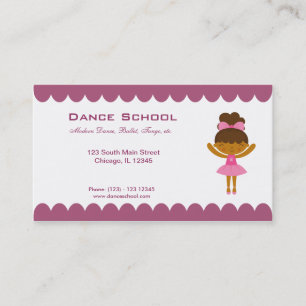 Tarjeta De Visita Escuela de danza