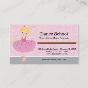 Tarjeta De Visita Escuela de danza