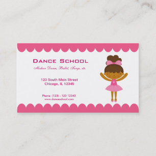 Tarjeta De Visita Escuela de danza