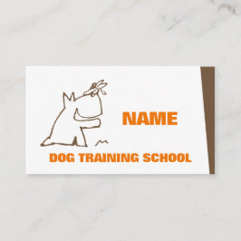 Tarjeta De Visita Escuela de formación de perros
