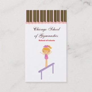 Tarjeta De Visita Escuela de Gimnasia