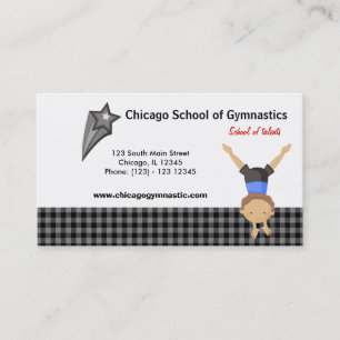 Tarjeta De Visita Escuela de Gimnasia
