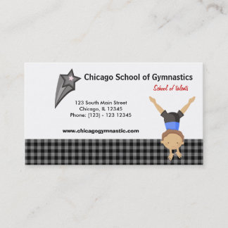 Tarjeta De Visita Escuela de Gimnasia