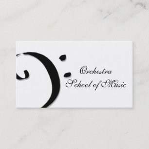 Tarjeta De Visita escuela de la música